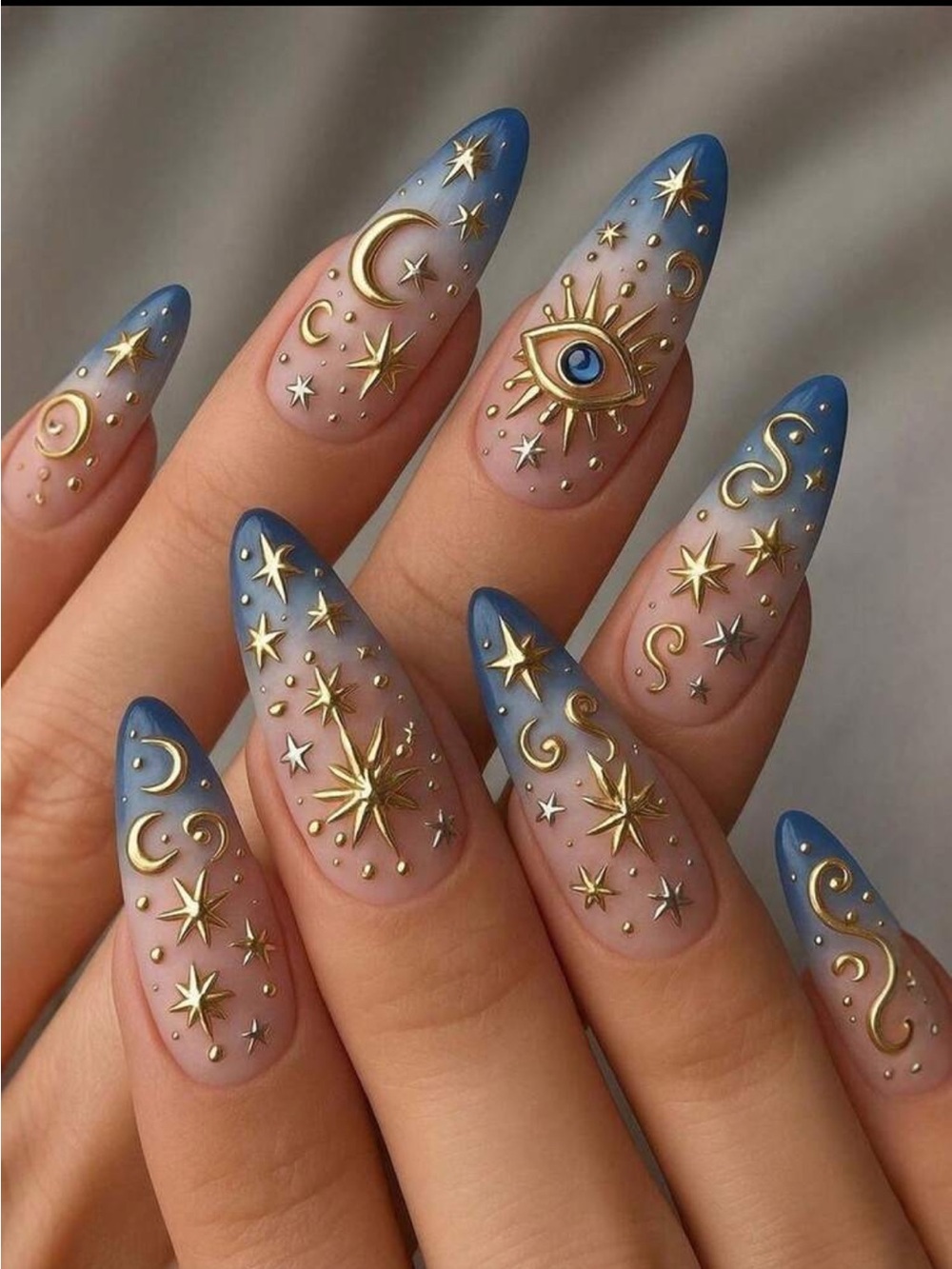Eye Of The Cosmos Celestial Press On Nail Set NEW 🏷️